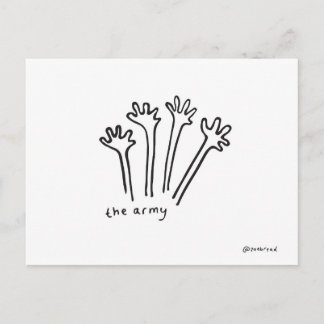 Postkarte der Armee