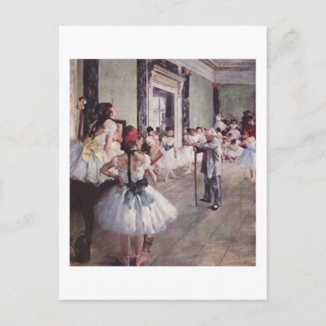 Postkarte der Ballet-Klasse (Vorderseite)