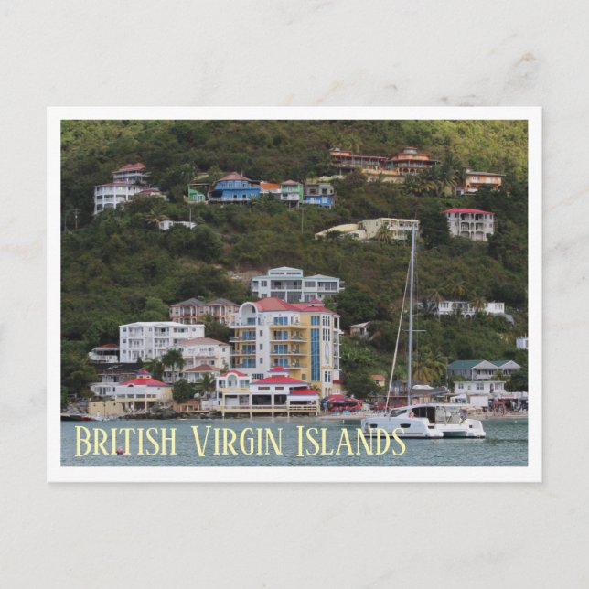 Postkarte der Britischen Jungferninseln (Vorderseite)