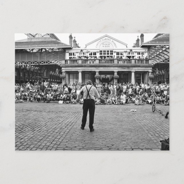 Postkarte "Der Clown" (Vorderseite)