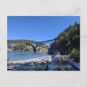 Postkarte der Deception Pass Bridge