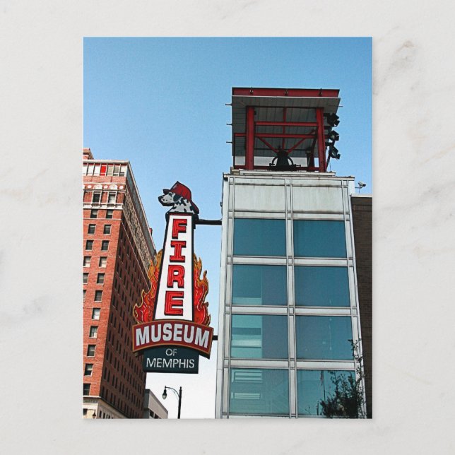 Postkarte der Feuerstelle (Vorderseite)