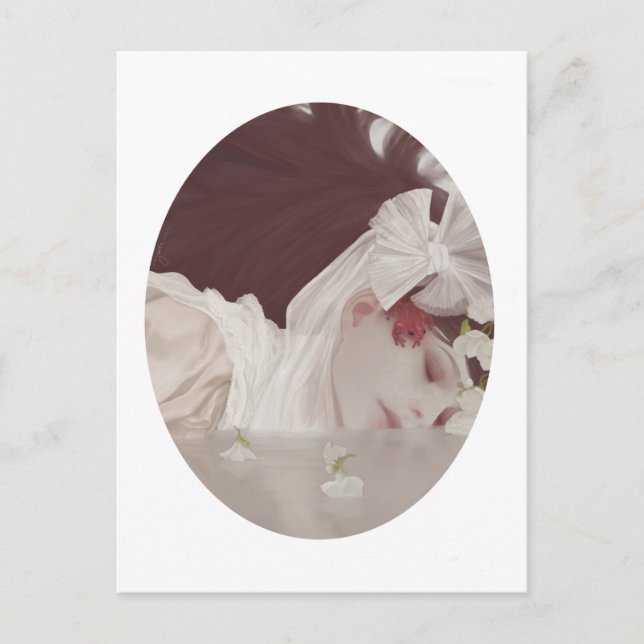 Postkarte "Der Frosch und die Prinzessin" (Vorderseite)