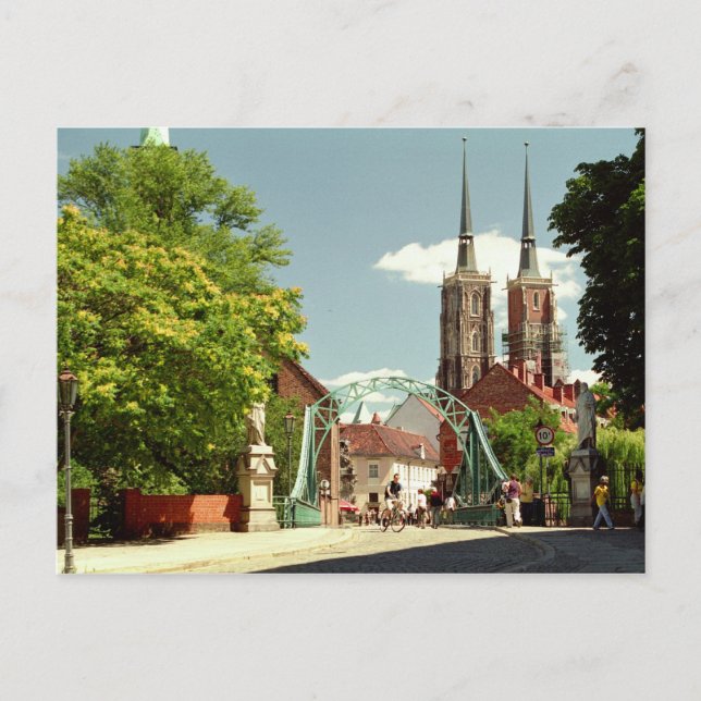 Postkarte der gotischen Kathedrale (Vorderseite)