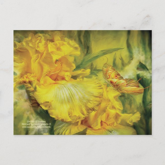 Postkarte der Göttin des Sommers (Vorderseite)