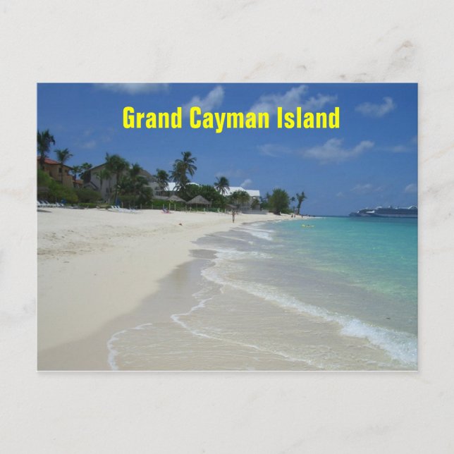 Postkarte der Grand Cayman Island (Vorderseite)