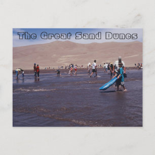 Postkarte der großen Sanddünen des Colorado