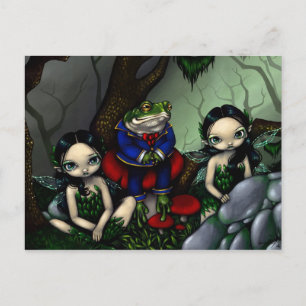 Postkarte "Der handliche Frosch"