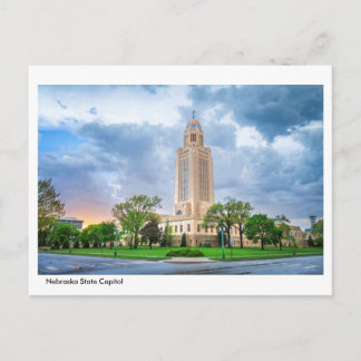 Postkarte der Hauptstadt des Nebraska-Staat