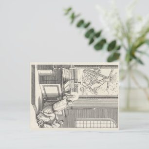 Postkarte der heiligen Masse