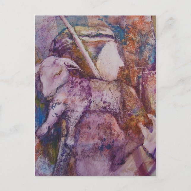 Postkarte "Der Hirte" (Vorderseite)