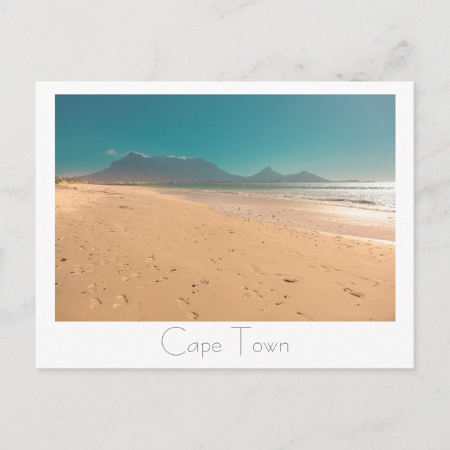 Postkarte der Kapstadt Tafelberg (Vorderseite)