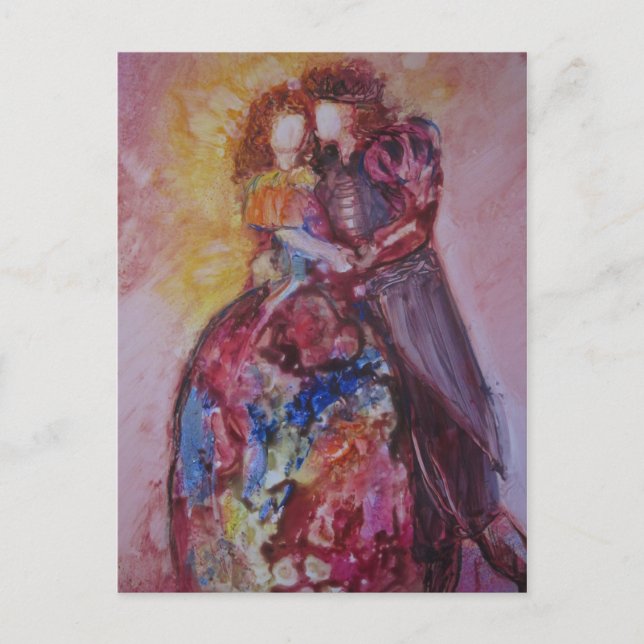 Postkarte "Der König und ich" (Vorderseite)