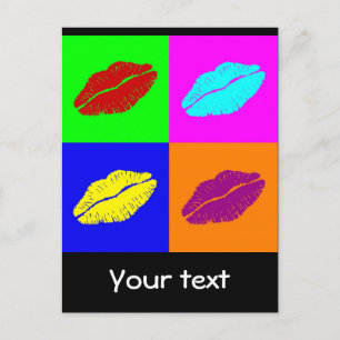 Postkarte der Lippen
