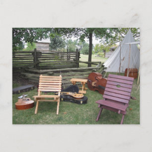 Postkarte der Musikerband