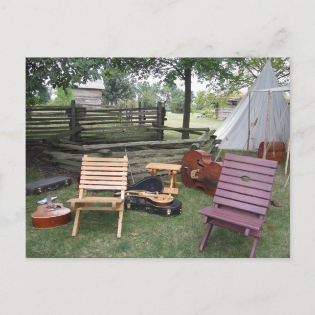 Postkarte der Musikerband (Vorderseite)