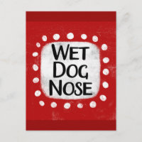 Postkarte der Nassnase