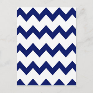 Postkarte der Navy White Chevrons
