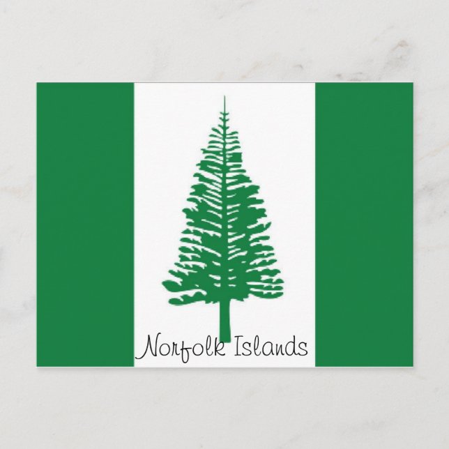Postkarte der Norfolkinseln (Vorderseite)