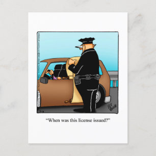 Postkarte der Sonnigen Nationalpolizei