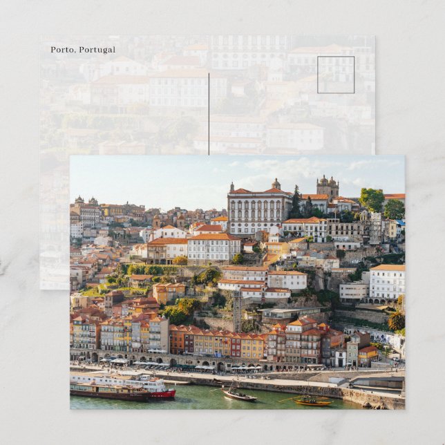 Postkarte der Stadt Porto (Vorne/Hinten)