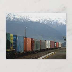 Postkarte der Station verlassen