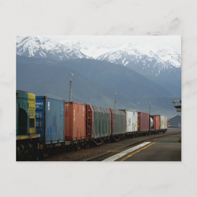 Postkarte der Station verlassen (Vorderseite)