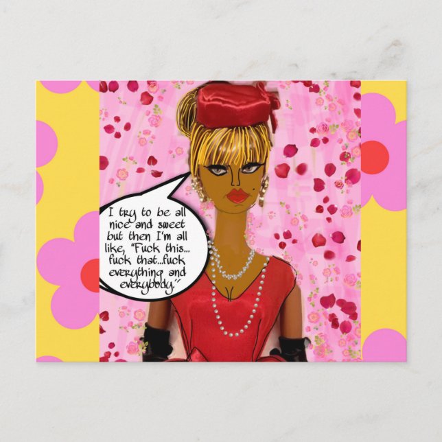 Postkarte - der Strand fixiert alles auf Postkarte (Vorderseite)