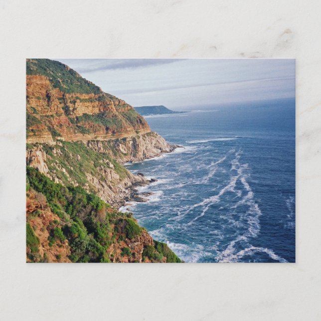 Postkarte der südafrikanischen Küste (Vorderseite)