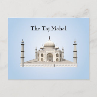 Postkarte: Der Taj Mahal Postkarte