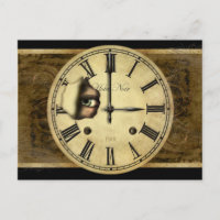 Postkarte der Uhr