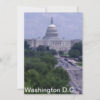 Postkarte der Washington DC-Hauptstadt
