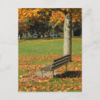 Postkarte des Autumn Park