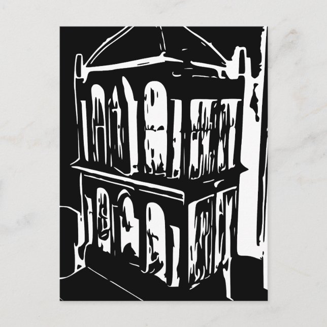 Postkarte des Black Bird Cases (Vorderseite)