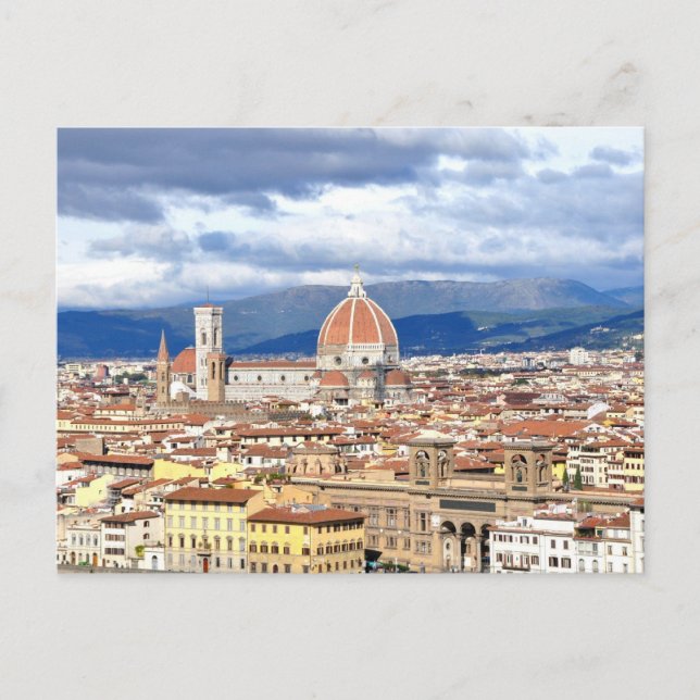 Postkarte des Doms von Florenz (Vorderseite)