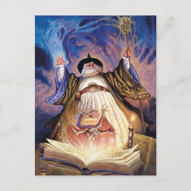 Postkarte des Drachenzaubers (Vorderseite)