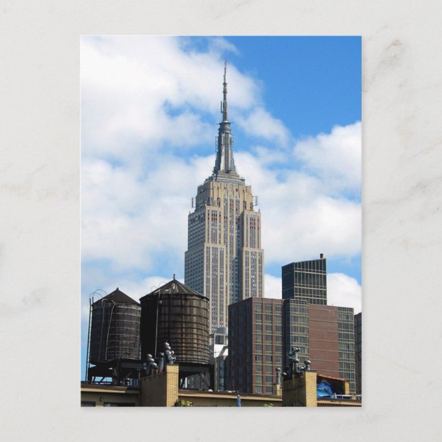 Postkarte des Empire State Gebäude (Vorderseite)