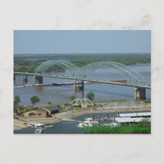 Postkarte des Flusses Mississippi