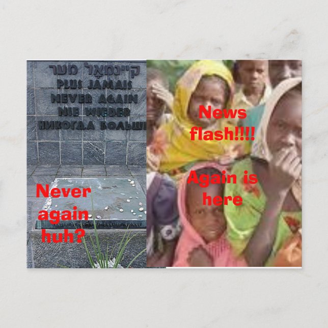 Postkarte des Genozids (Vorderseite)