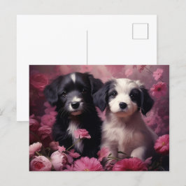 Postkarte des Hundes