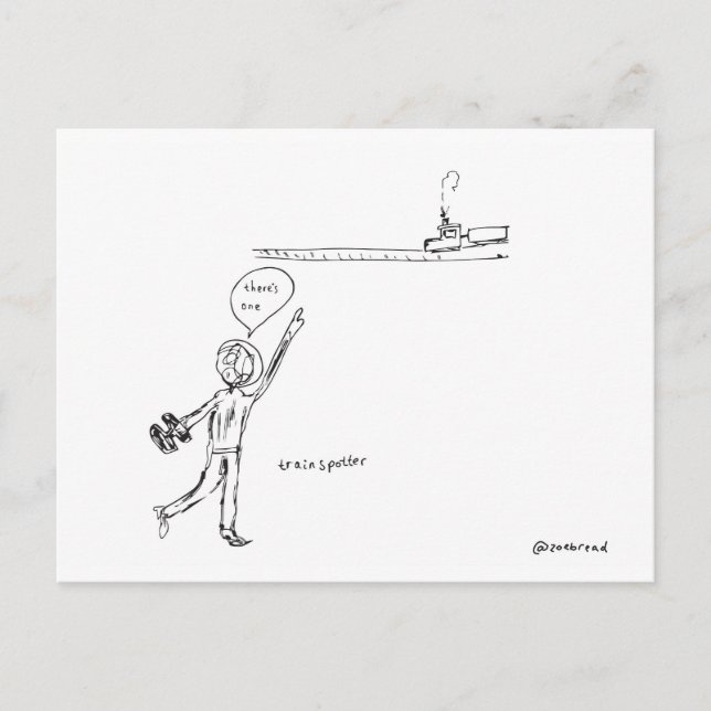 Postkarte des Inspektors (Vorderseite)