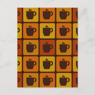 Postkarte des Kaffees, personalisierbar