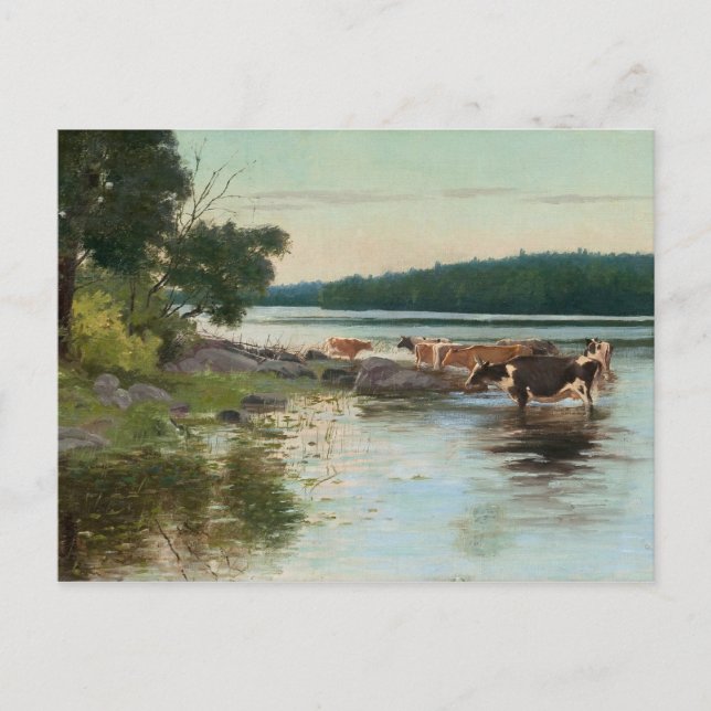 Postkarte des Keinänen-Sees (Vorderseite)