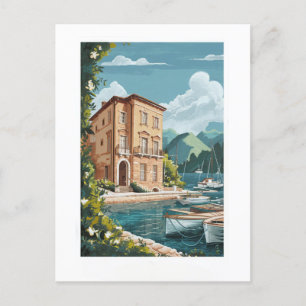 Postkarte des Maritimen Museums Kotor Reise