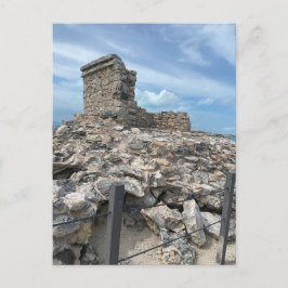 Postkarte des Maya-Tempels von Ixchel