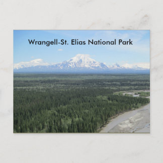 Postkarte des Nationalparks Wrangell-Saint Elias