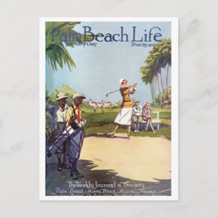 Postkarte des Palm Beach-Lebens #20