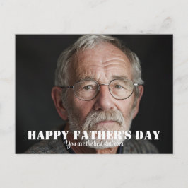 Postkarte des personalisierten Vaters - Benutzerde