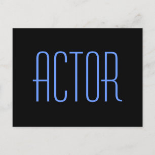 Postkarte des Schauspielers