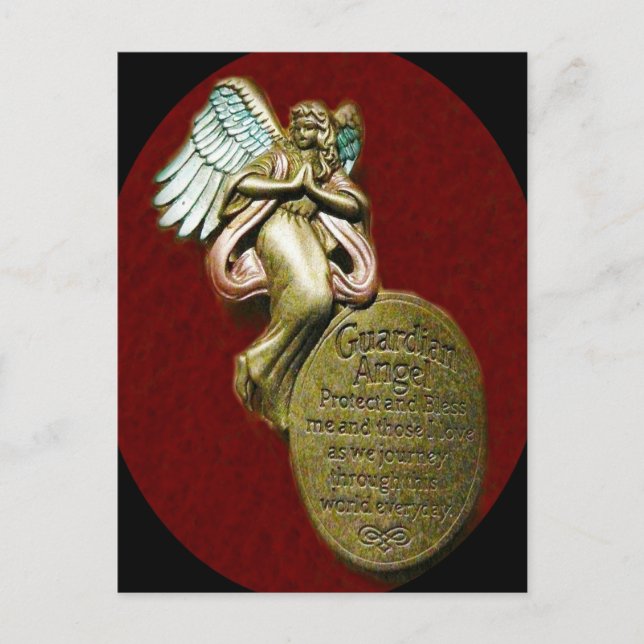 Postkarte des Schutzengelenks (Vorderseite)